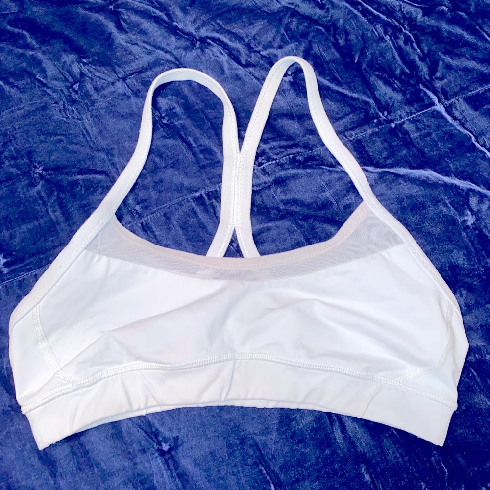 Lululemon White Sports Bra